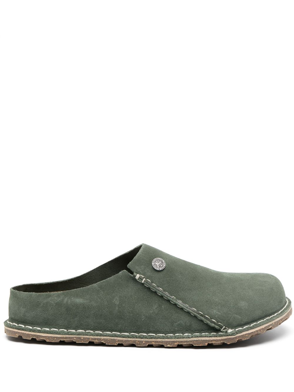 Birkenstock - Zermatt Premium suede slippers - men - Calf Suede/Rubber/Rubber - 44 - Green