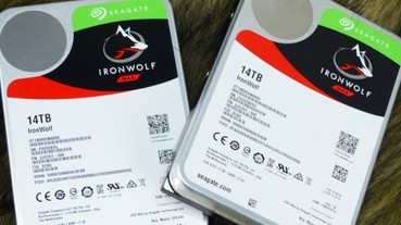 NAS 適用 Seagate IronWolf 那嘶狼硬碟容量再突破，14TB ST14000VN0008 上機測試