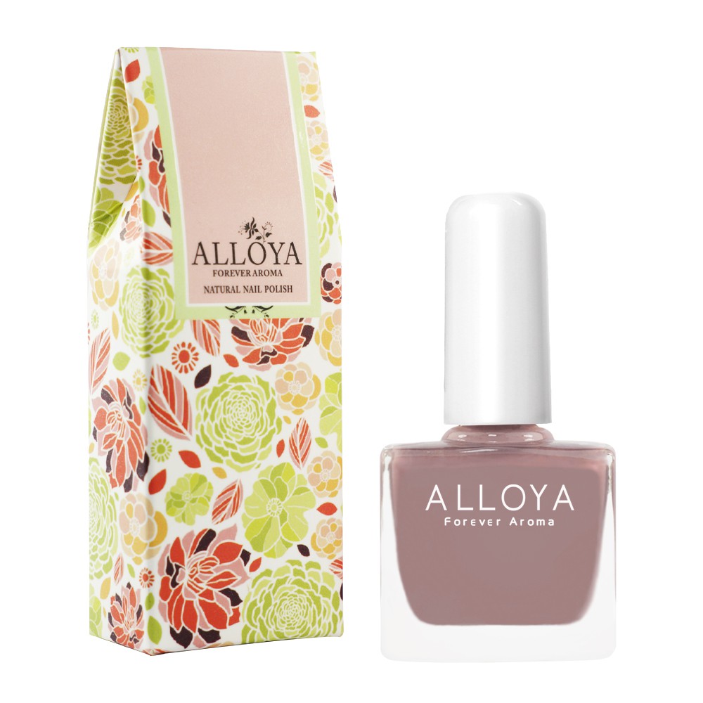 英國ALLOYA 愛若雅 水性指甲油 可剝可撕 指甲油 孕婦兒童可用 環保無毒 138 巧克力布朗尼 10ml