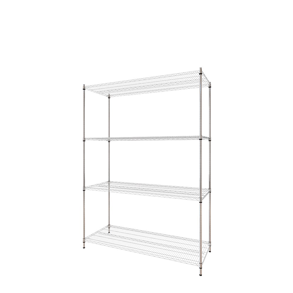 (組)特力屋重型鍍鉻四層架-152x60x210CM