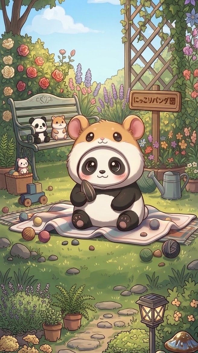 【ハムデパ】にっこりパンダ団🐼