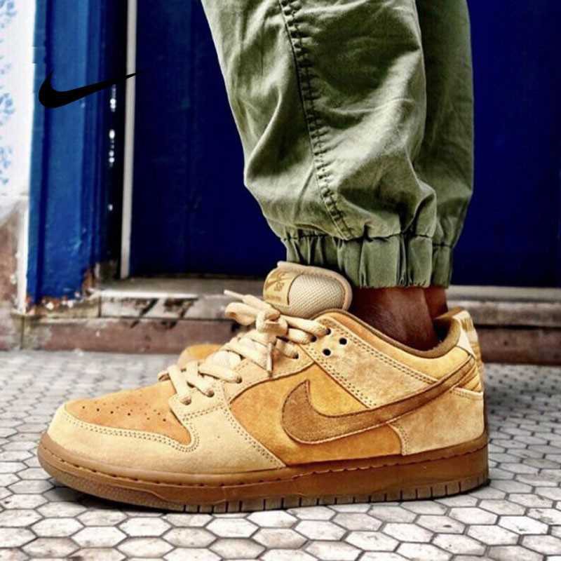 【台灣熱銷】NIKE SB DUNK LOW TRD QS WHEATS 駝色 卡其 麂皮 883232-700