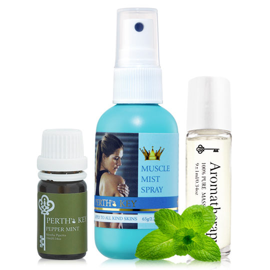 漢神限定7折！PERTH`S KEY好彎力運動噴霧+胡椒薄荷精油+涼呀涼滾珠棒