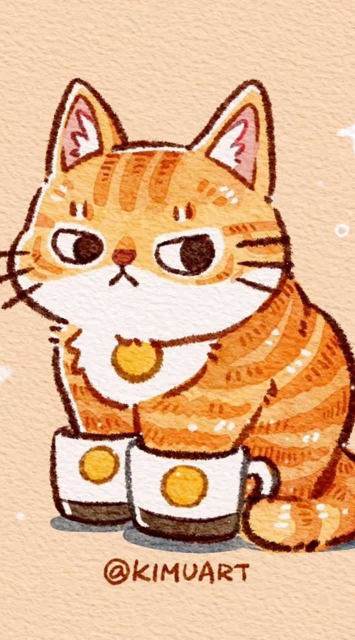 星冰樂要被貓貓們吃掉啦(ฅ∀<`๑)╭