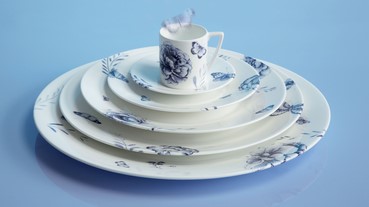 吃飯就像走台步！