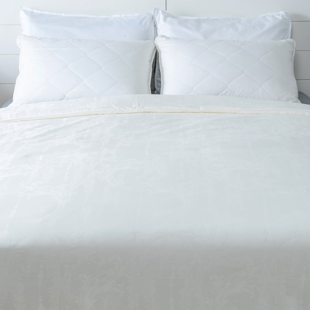 HOLA 100%桑蠶絲防螨抗菌四季被 加大 SILK DUVET