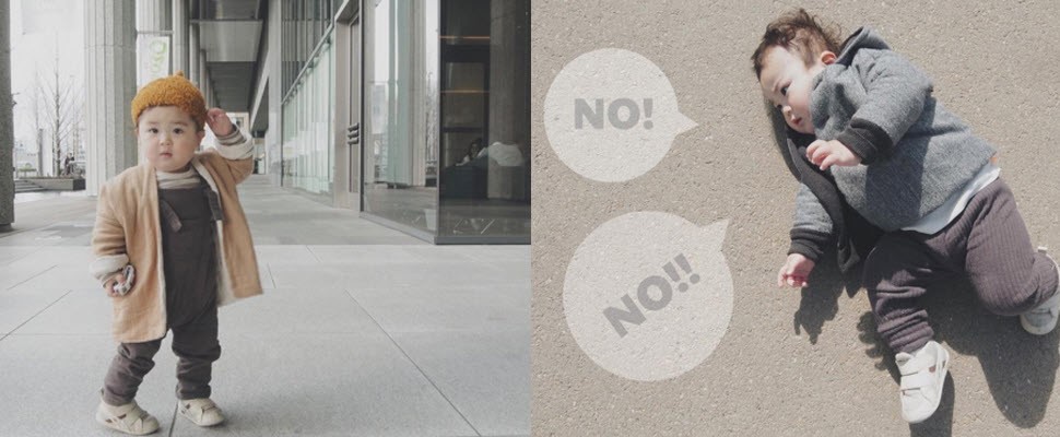 這小子肉肉的好可愛喔～小編沒看過這麼討喜的小男娃