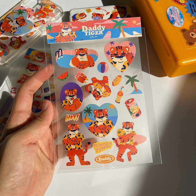 老虎爸爸 Vol.1 貼紙