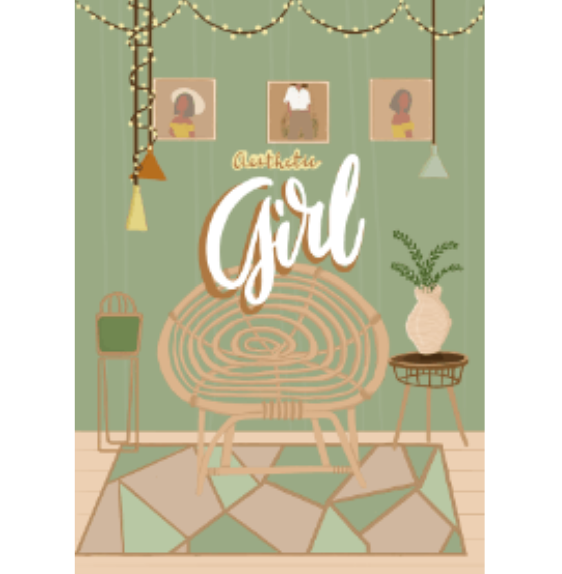 Aesthetic Girl : Living Room