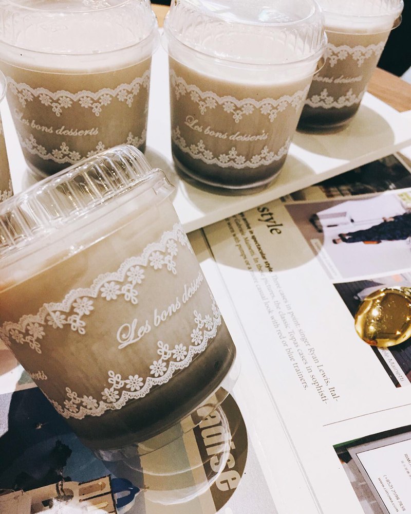 創意奶酪特殊口味推薦1. 濃黑芝麻漸層奶酪