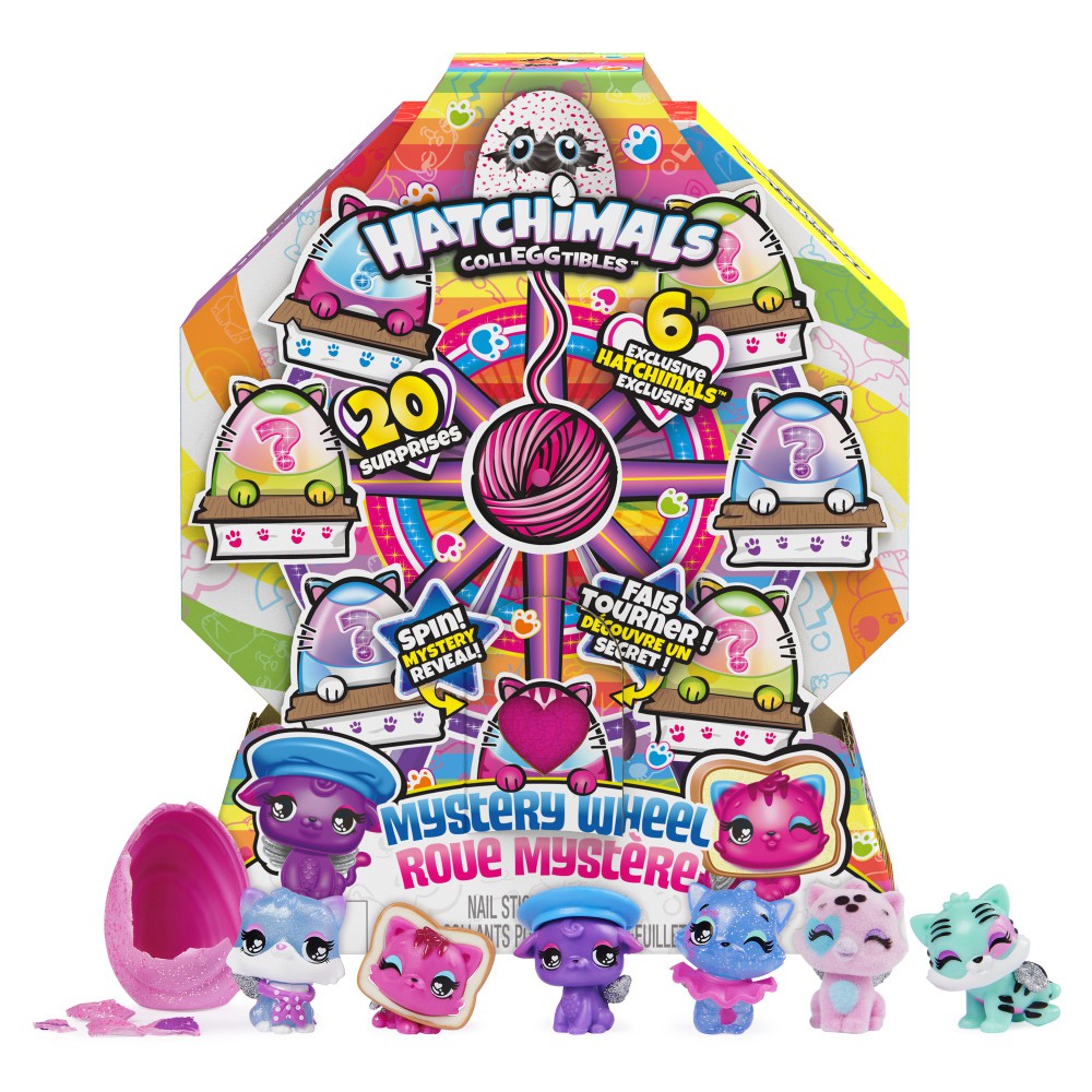 全新風格 最新一季的魔法寵物蛋外包裝設計成摩天輪玩法 可手動旋轉每盒共有8個驚喜 且無須破壞外盒 由下方視窗可觀看數字 開啟視窗依序打開亦可以當作公仔收藏盒★寵物公仔為隨機款式唷！委製商:Spin M