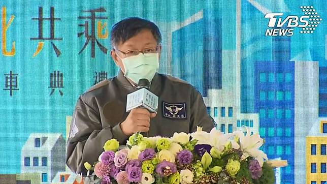 台北市長柯文哲。(圖／TVBS)