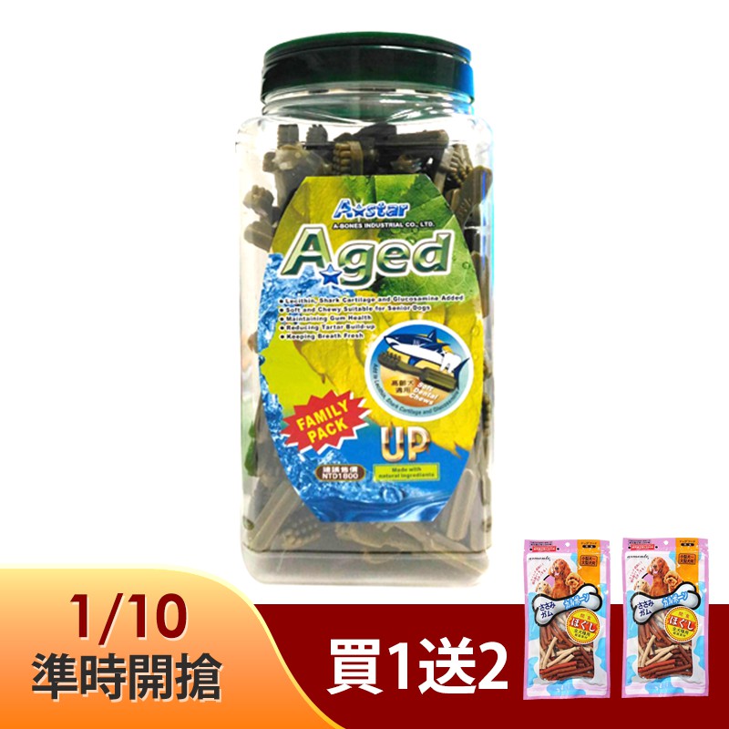 產品特點：●採最新的螺絲起子棒及牙刷頭的設計●比市售潔牙骨更為軟Q●雙刷的部分讓高齡犬較脆弱的牙齦●獲得360度溫和且深度的旋轉清潔作用●天然原料製造●擁有最強的嗜口性並富含鯊魚軟骨素、葡萄糖胺及卵磷