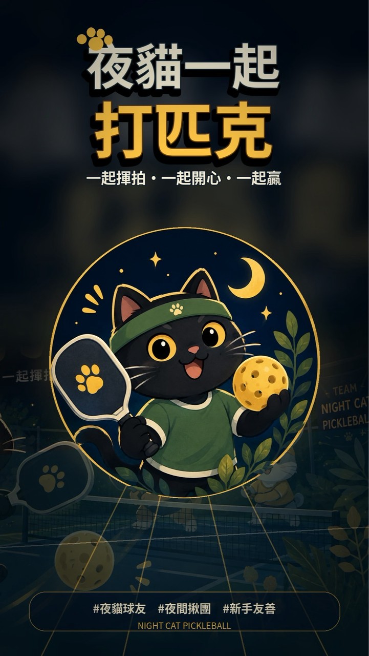 夜貓一起打匹克