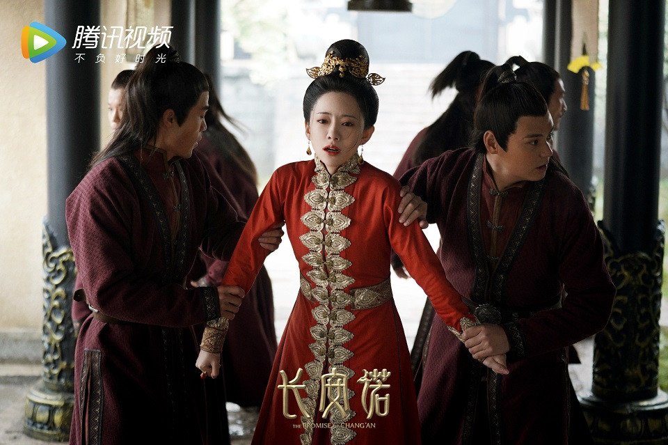 古裝劇《長安諾》后宮娘娘4：劉萌萌 飾演 賀蘭綰音