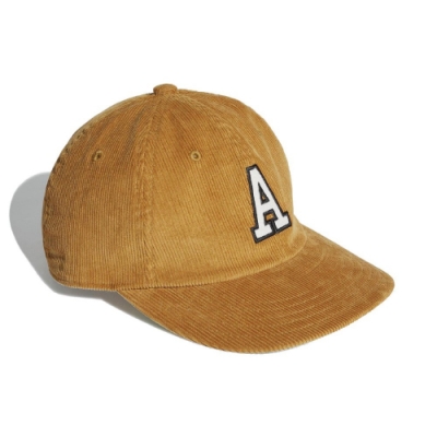 adidas 棒球帽 Samstag Vintage Cap 愛迪達 老帽 遮陽 穿搭 燈心絨 棕 白 GD4441