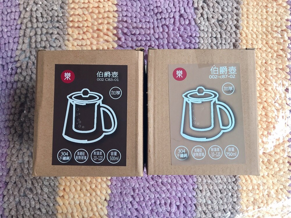 【晨光】304不鏽鋼濾網+加厚耐熱玻璃 安全無毒伯爵壺 500ML/750ML-(189503/189510)【現貨】