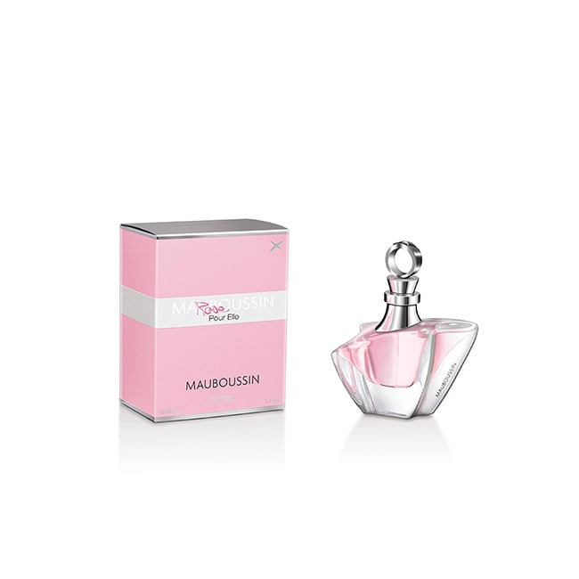 預計出貨日2-5天 MAUBOUSSIN Rose Pour Elle 夢寶星瑰麗女性淡香精 50ml 一份完全來自夢寶星珠寶的概念—承諾的愛，一支特地為獨立的都會女性量 身訂作的香水，Pour El