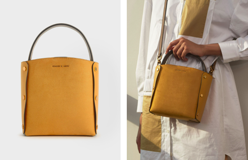 鉚釘拼接水桶包