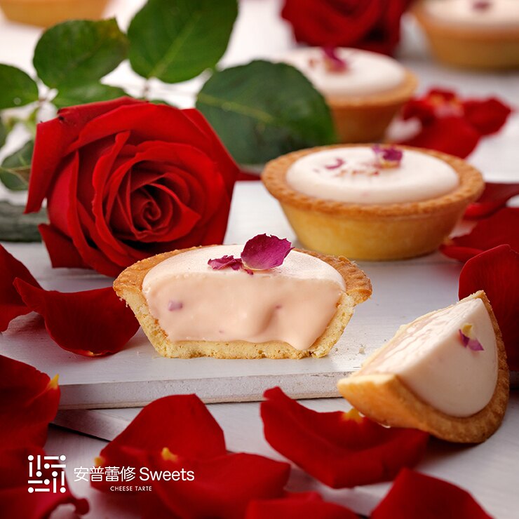 【安普蕾修Sweets】玫瑰起士塔 (10入/盒)｜安普蕾修Sweets｜起士塔｜ 辦公室團購美食｜甜點下午茶。人氣店家安普蕾修Sweets的▍熱門推薦 ▍有最棒的商品。快到日本NO.1的Rakute