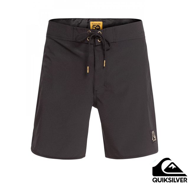 鑽石織紋科技舒適材質 經典復古扇型 素面亮色拼接 18吋膝上長度 DryFlight超輕量防潑水材質 舒適柔軟潛水布料褲襠內裡 凹凸防滑綁繩