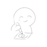 イラスト見せ合い（少人数）
