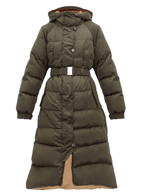 S Max Mara - S Max Mara's Sporty coat is reversible: the khaki-brown side is smooth and can be adjus