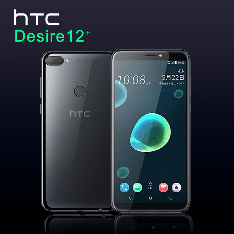 超大視野，一手掌握！HTC宏達電八核心大螢幕雙卡機Desire 12+，1300萬畫素主相機，輕鬆拍出漂亮生動的相片！相位偵測自動對焦功能，動態取景也能捕捉清晰細節！隨時隨地，無限自拍！還有指紋辨識功