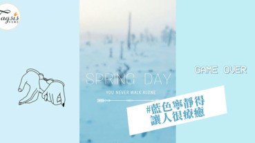 藍色的憂鬱同時讓人療癒，看著它有種莫名其妙的放空感～心情都輕鬆了下來