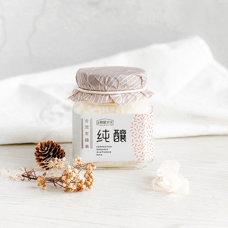 以台灣有機糯米釀造，無添加糖及防腐劑，甜味純萃來自澱粉降解而成的葡萄糖，伴隨發酵產生的益生菌、酵素及乳酸，口感軟糯，米香洋溢，酒精濃度低於1%。蘊含豐富營養，可全面調理身體機能，養顏、豐胸，保保持腸道