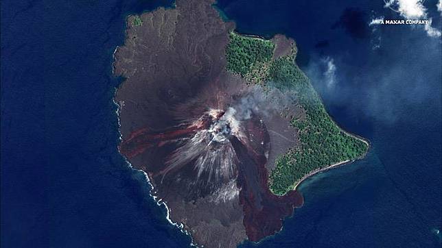 Mount Anak Krakatau Erupts Status Alert Level Ii