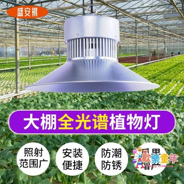 植物燈 植物補光燈生長燈全光譜蔬菜溫室大棚室內多肉草莓LED仿太陽光 1色