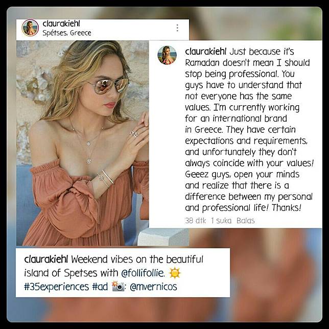 Dinyinyiri Netizen Terkait Penampilan Seksinya di Bulan Ramadan, Begini Penjelasan Cinta Laura