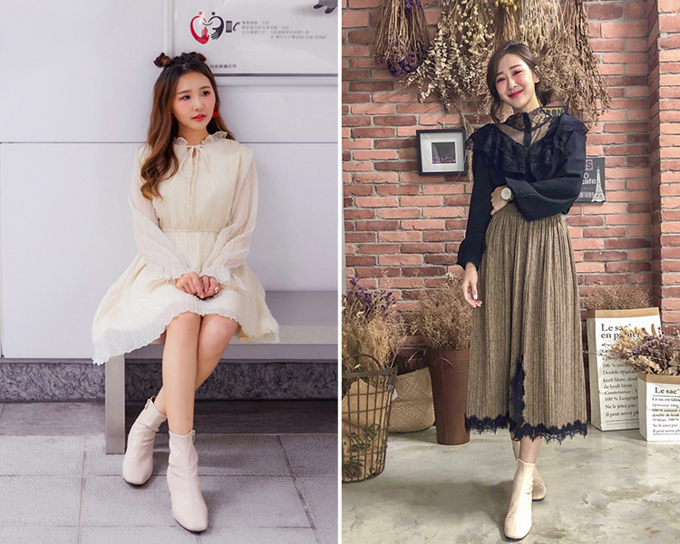 juby0105短靴穿搭　Hero！渝柔白短靴穿搭