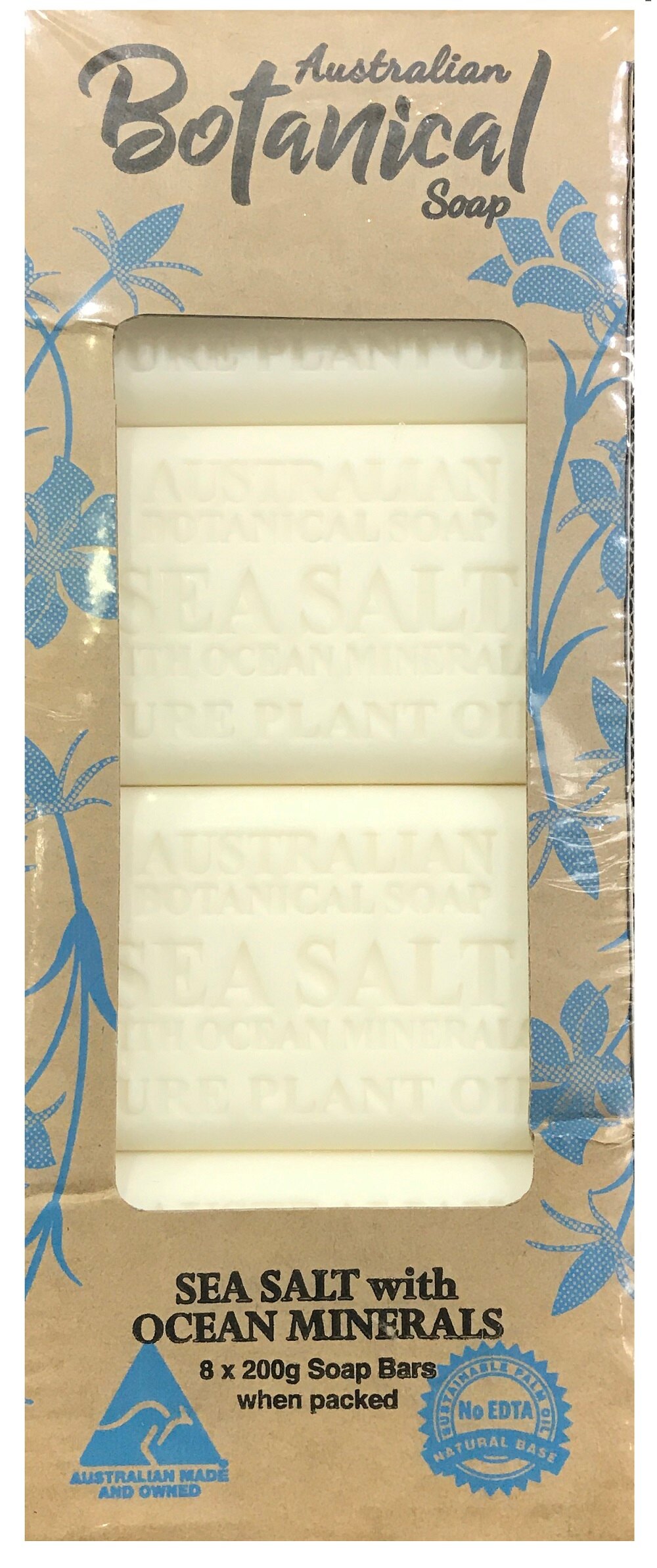 【現貨】澳洲製植物精油香皂8入(海鹽&檸檬草二選一)
