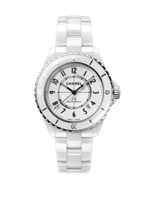 From the J12 Collection. Highly resistant ceramic crafts an enduring, understated and timeless watch