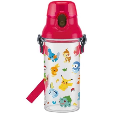 容量約480ml 附可拆可調背帶 按壓彈蓋直飲 大口徑冰塊茶包沒問題 附姓名貼防遺失 ※耐熱溫度約140度※