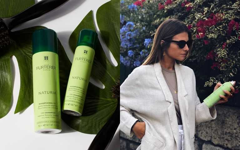 RF荷那法蕊的NATURIA乾洗髮霧還有一個附加功能是可以除異味，喜歡吃火鍋、燒烤的人也非常適用XD。(圖／品牌提供、IG@tataperespereira)