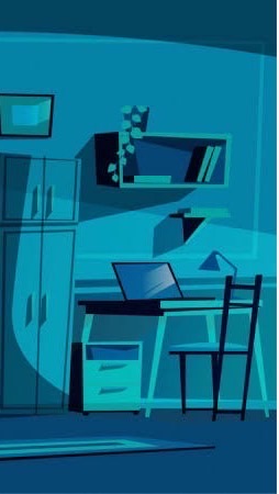 🏫真夜中の学生寮🌙