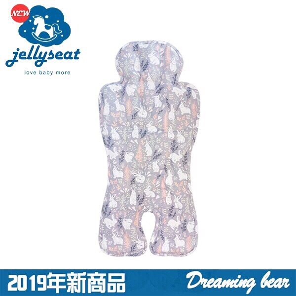 韓國Jellyseat 微顆粒酷涼珠有機棉酷涼墊 (棉花糖兔兔)(好窩生活節)