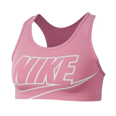 品牌: NIKE 型號: BV3644-693 品名: Swoosh Bra 特點: 中度支撐 健身 重訓 瑜珈 有氧 皮拉提斯 粉 白