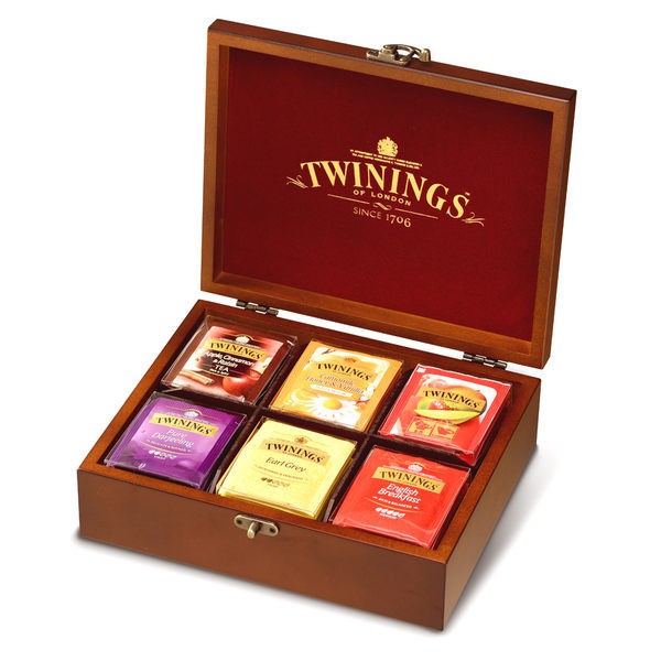 Twinings 唐寧茶 純情木思皇家禮盒 【6格x48茶袋】（附贈黑色底燙金字手提袋）