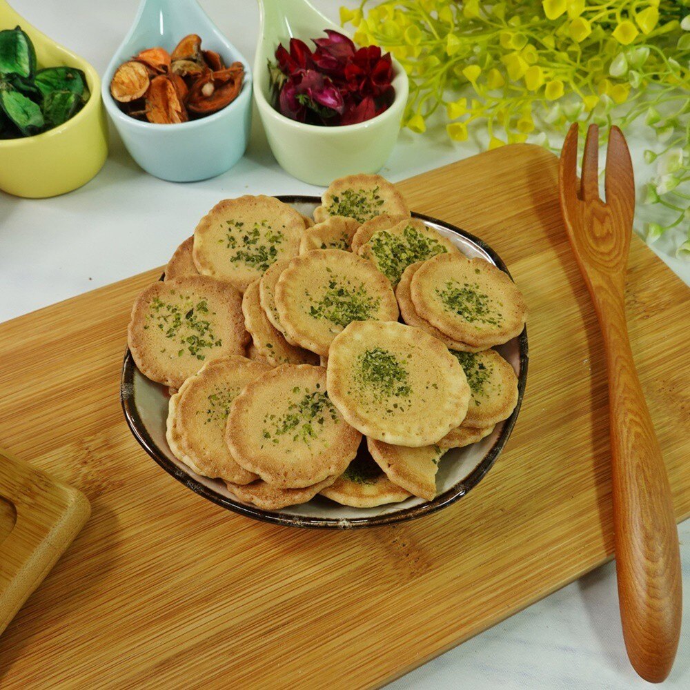 海苔小煎餅 600g【2019040920058】(古早味)