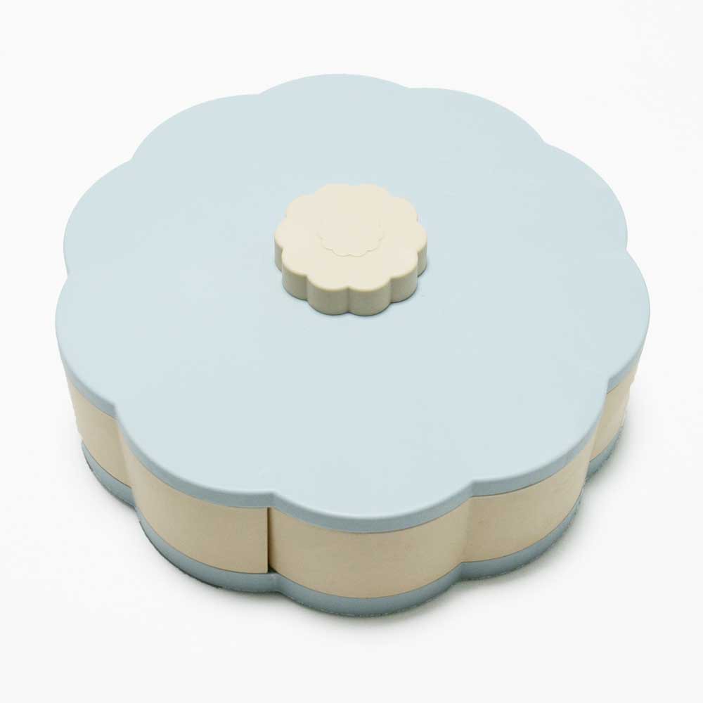 [超殺特價] 花漾旋轉糖果收納盒 一入 BK批發小舖 過年必備特色小物