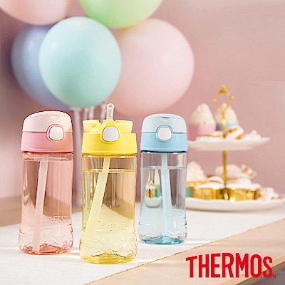 [新品上市]THERMOS膳魔師Tritan兒童吸管瓶0.45L(F4011T)
