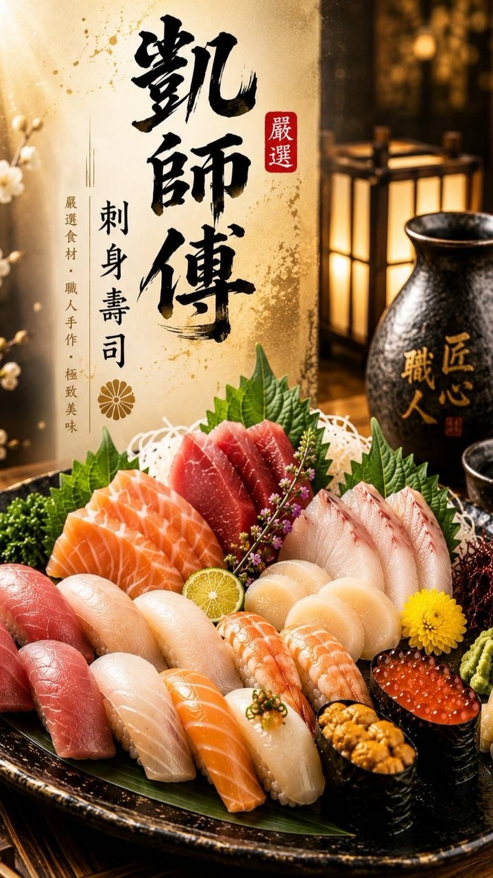 凱壽司刺身（當日新鮮嚴選）