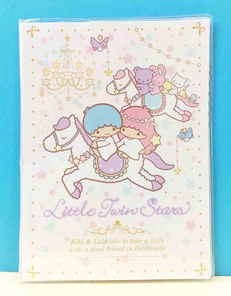 【震撼精品百貨】Little Twin Stars KiKi&LaLa 雙子星小天使~證件套~騎馬#49461