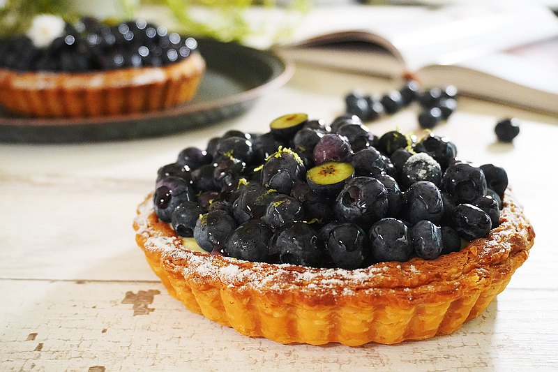 【自取免運/Lala運費到付】藍莓水果千層塔 (千層酥派) 生日蛋糕