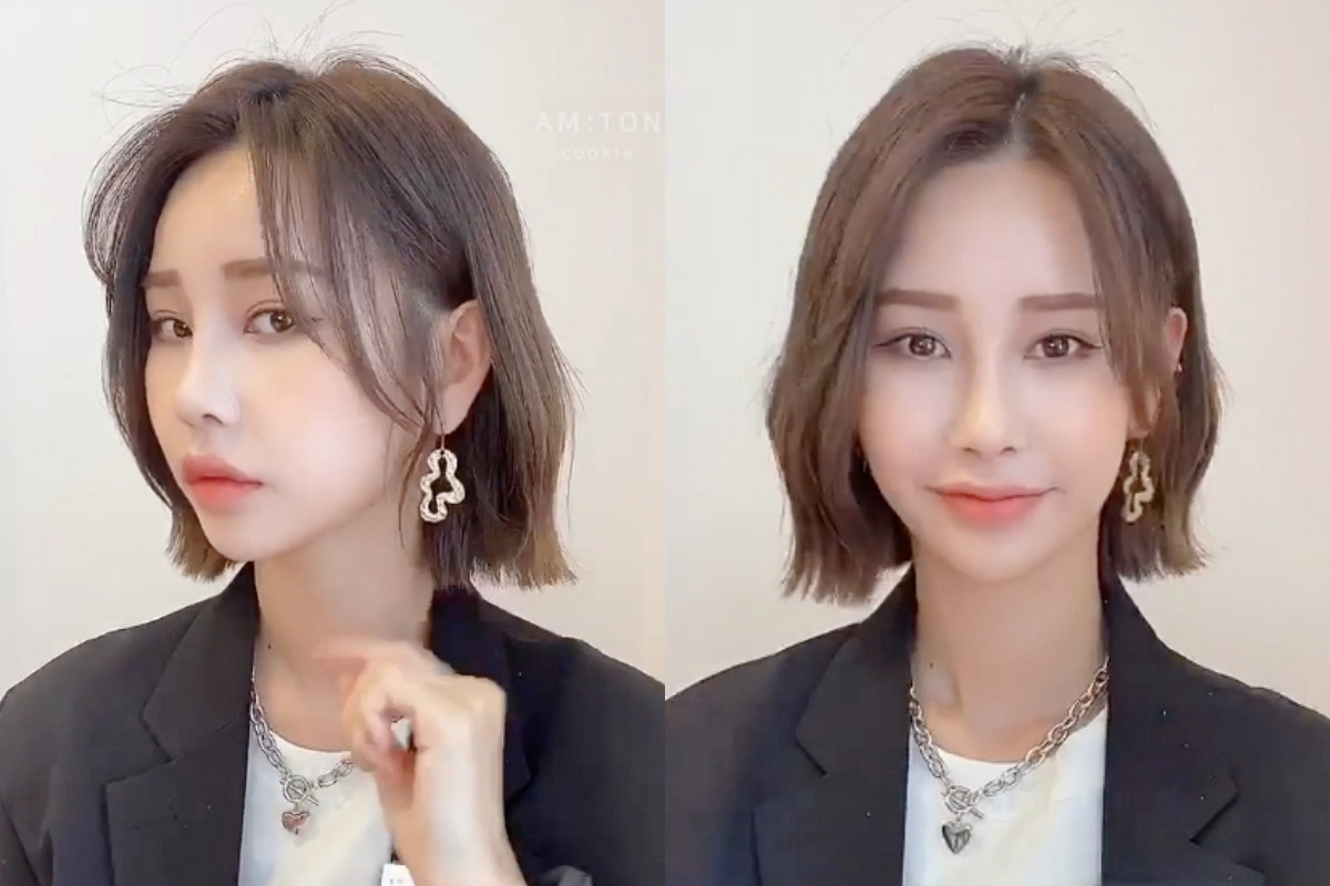 短髮平板夾、離子夾髮型教學2：小外翹捲度短髮