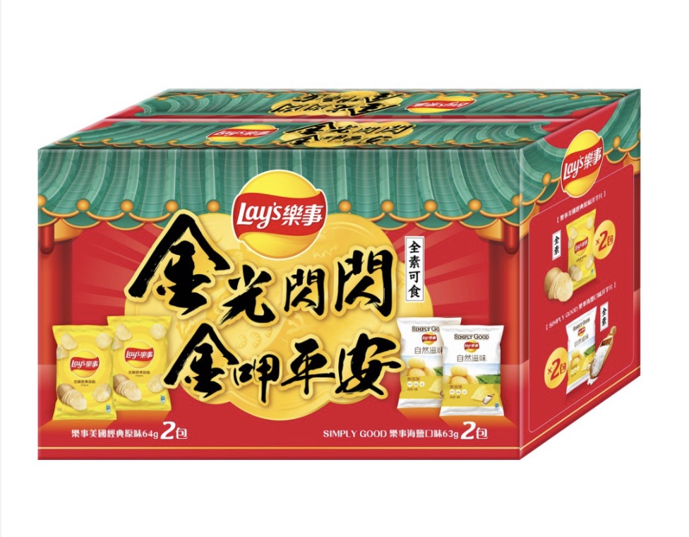 Lay's 樂事 金光閃閃 洋芋片 組合箱 中元限定 蝦皮直送 現貨